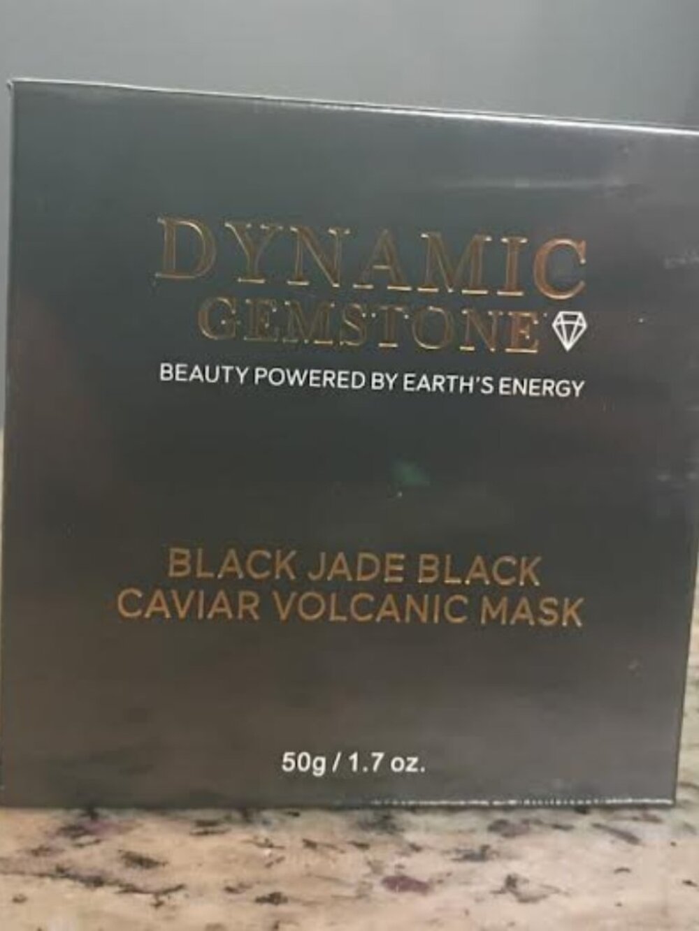DYNAMIC GEMSTONE BLACK JADE BLACK CAVIAR VOLCANIC MASK-1.7 oz / 50 g-NEW-SEALED